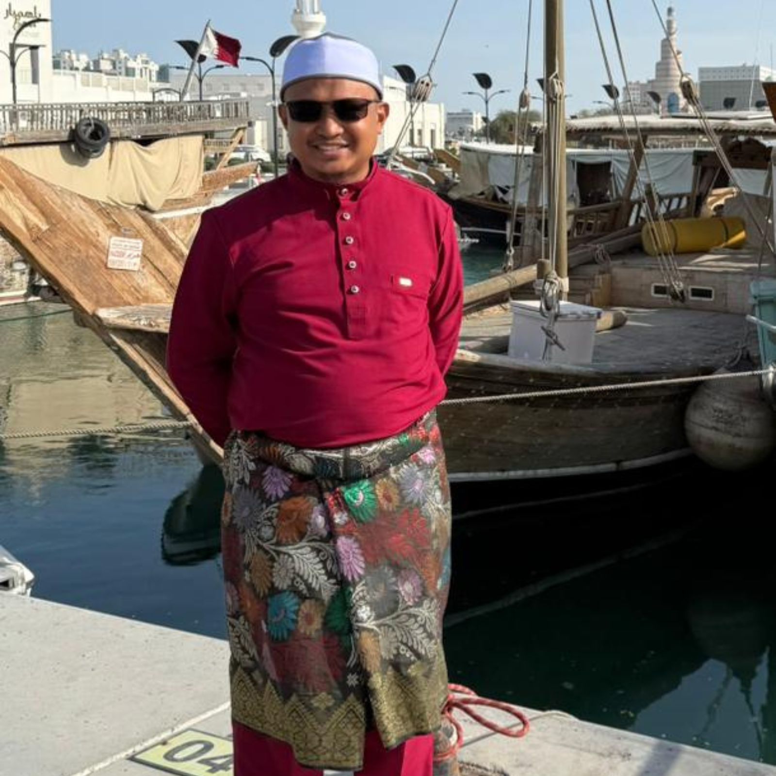 Gambar Muaz Yaid sebelum kurus 4