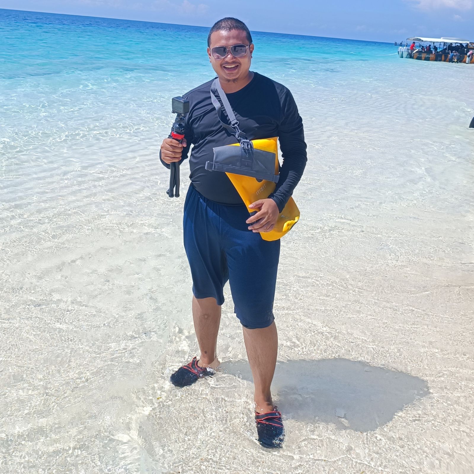 Gambar Muaz Yaid sebelum kurus 3