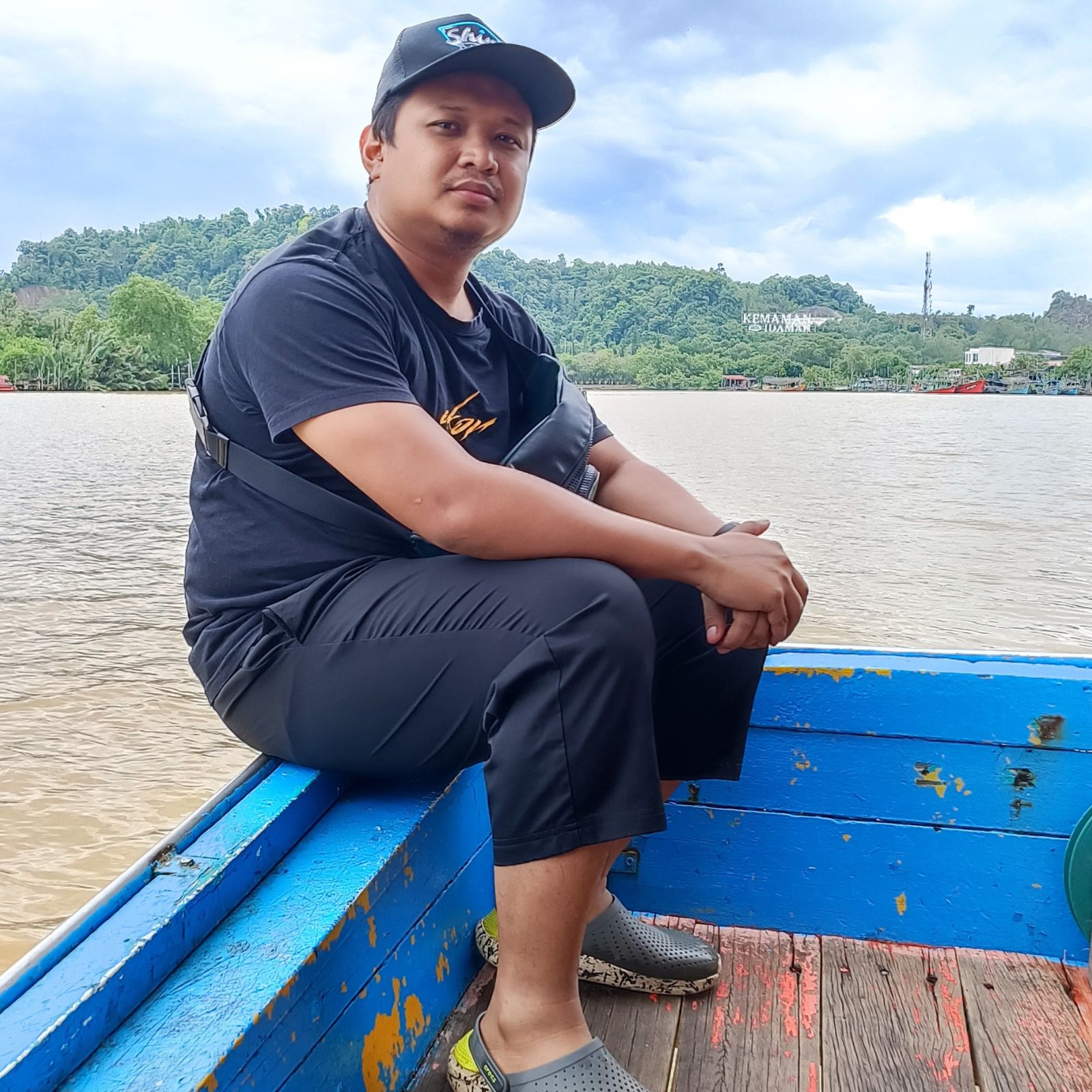Gambar Muaz Yaid sebelum kurus 2